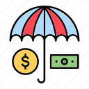 business, money, save, umbrella