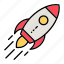 launch, rocket, speed, startup 