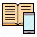 book, mobile, online, smartphone