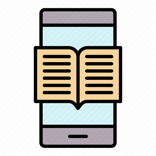 Book, mobile, online icon - Download on Iconfinder