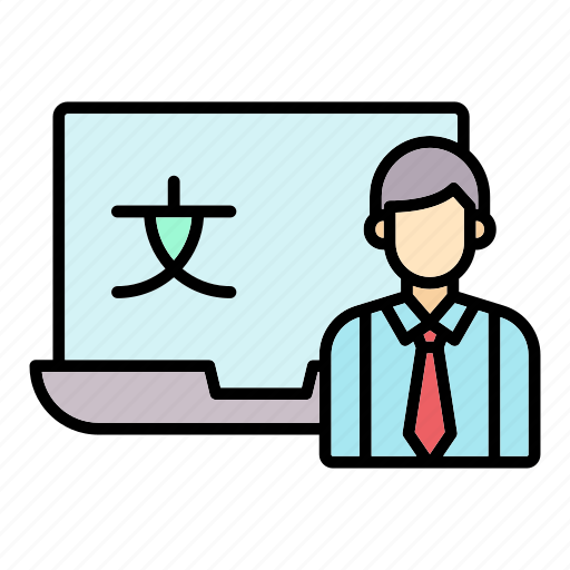 Course, language, laptop, online icon - Download on Iconfinder