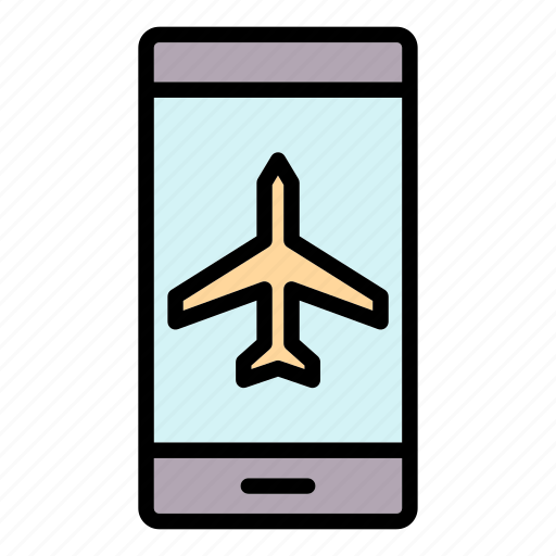 Airplane, mobile, mode icon - Download on Iconfinder