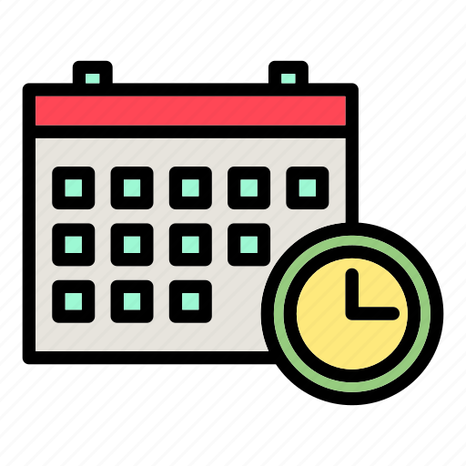 Calendar, clock, deadline, event icon - Download on Iconfinder