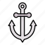 anchor, marine, ship 