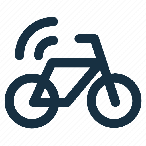 Bicycle, bike, communication, connection, iot, technology, wirelss icon - Download on Iconfinder
