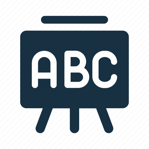 Abc, blakboard, education, learn, learning, reading, school icon - Download on Iconfinder