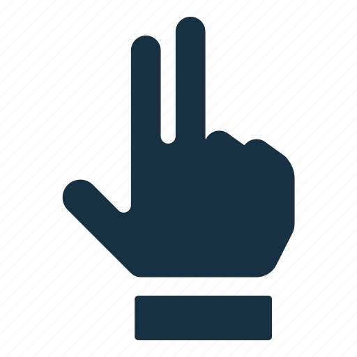 Gesture, hand, thumb, touch, two icon - Download on Iconfinder