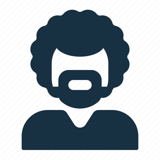 Afro, male, man, people, person, profile, user icon - Download on Iconfinder