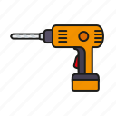 cordless, diy, drill, electrical, equipment, tool