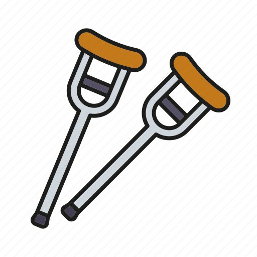 Crooks, crutches, equipment, healthcare, hospital, medical icon - Download on Iconfinder
