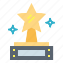 award, cup, prize, star