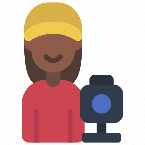 Camera, operator, movies, tv, videographer icon - Download on Iconfinder