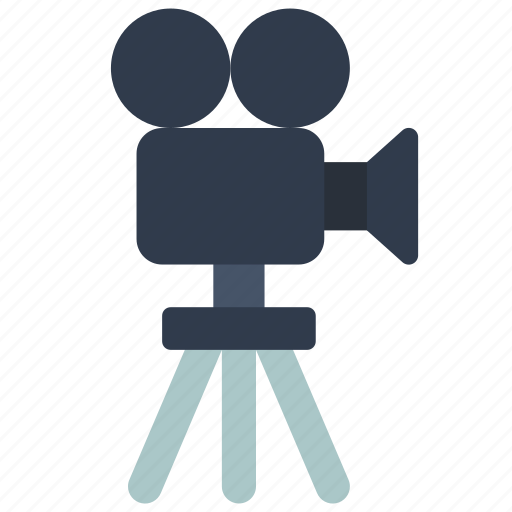 Film, camera, tripod, movies, tv, videography icon - Download on Iconfinder