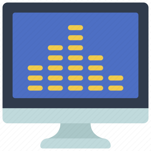 Sound, levels, computer, movies, tv, audio, computing icon - Download on Iconfinder