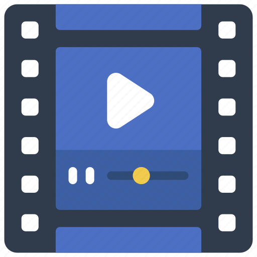 Video, film, strip, movies, tv, play icon - Download on Iconfinder