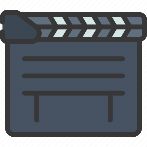 Clapper, board, movies, tv, clapperboard icon - Download on Iconfinder
