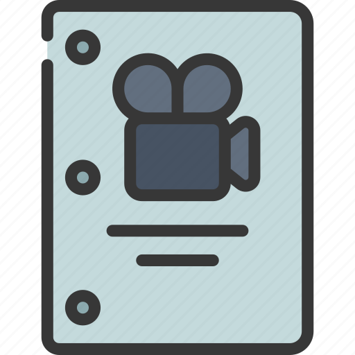 Movie, script, movies, tv, acting, writer icon - Download on Iconfinder