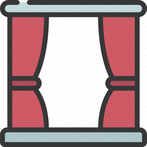 Theatre, curtains, movies, tv, show icon - Download on Iconfinder