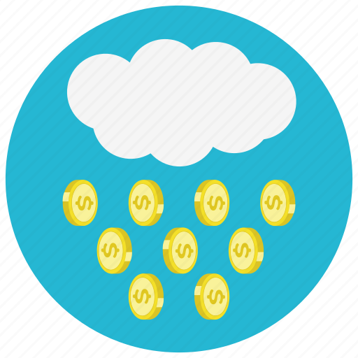 Coin, finance, money, raining icon - Download on Iconfinder