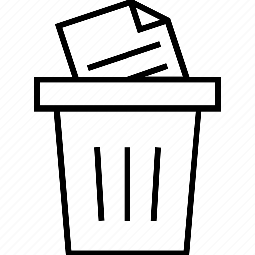 Bin, delete, dustbin, remove, trash can icon - Download on Iconfinder