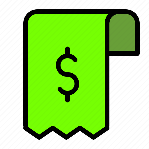 Bill, cash, finance, money icon - Download on Iconfinder