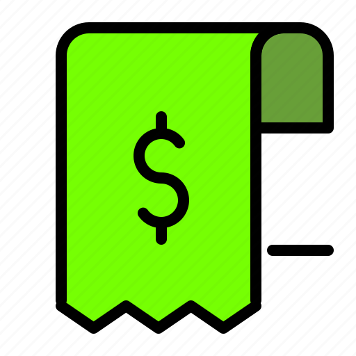 Bill, cash, delete, finance, money icon - Download on Iconfinder