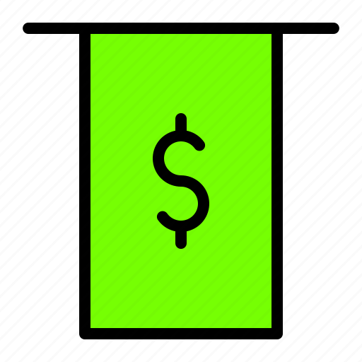 Atm, dollar, finance, money, withdrawal icon - Download on Iconfinder