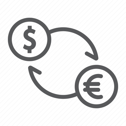 Banking, currency, dollar, euro, exchange, finance, sign icon - Download on Iconfinder