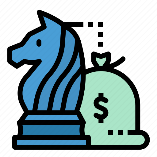 Bag, chess, game, money, strategy icon - Download on Iconfinder