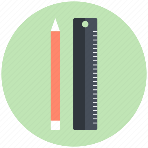 Drafting, drawing equipment, drawing tools, pencil, ruler icon - Download on Iconfinder
