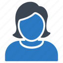avatar, employee, female, girl, user