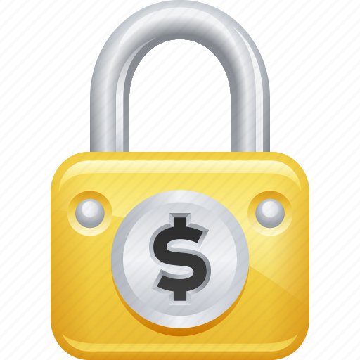 Dollar, finance, insurance, lock, locked, security icon - Download on Iconfinder