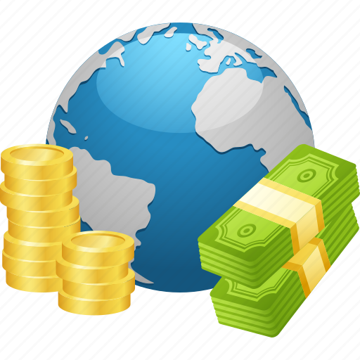 Economy, global business, global finance, globe, money, wealth icon - Download on Iconfinder