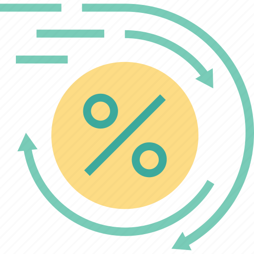 Percentage, business, finance, investment, percent, return icon - Download on Iconfinder