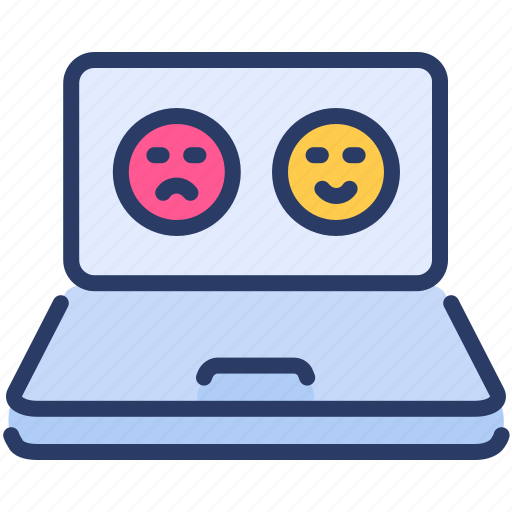 Customer feedback, laptop, satisfy, survey icon - Download on Iconfinder