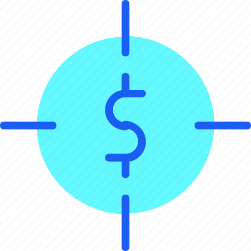 Business, currency, dollar, finance, focus, marketing, target icon - Download on Iconfinder