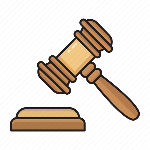 Auction, business, court, hammer, law icon - Download on Iconfinder