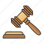 auction, business, court, hammer, law 