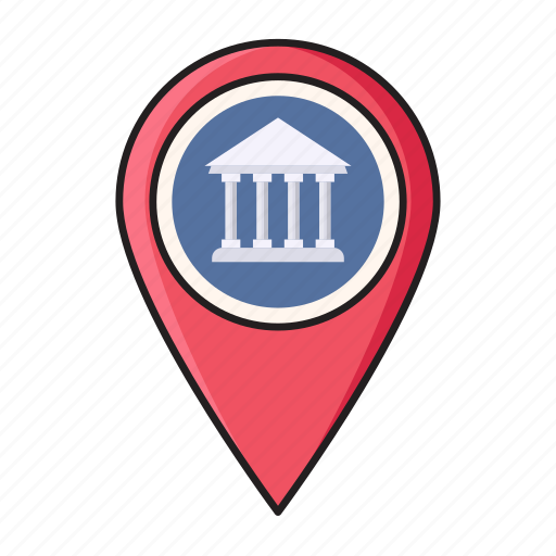 Banking, location, map, marker, pin icon - Download on Iconfinder