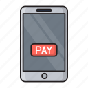finance, mobile, online, pay, phone