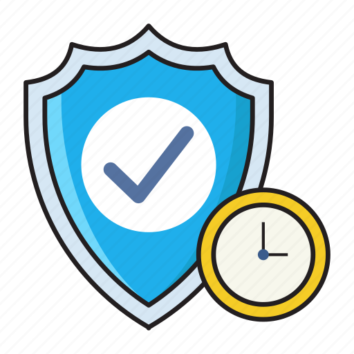 Deadline, protection, safety, security, shield icon - Download on Iconfinder