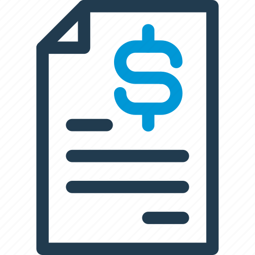 Bill, budget, doc, dollar, finance, invoice, money icon - Download on Iconfinder