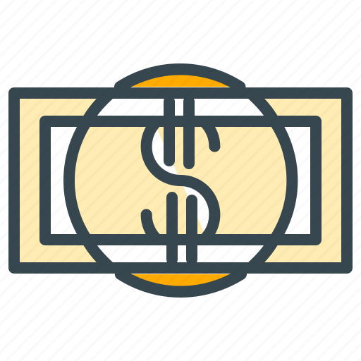 Bill, dollar, cash, currency, finance, money icon - Download on Iconfinder