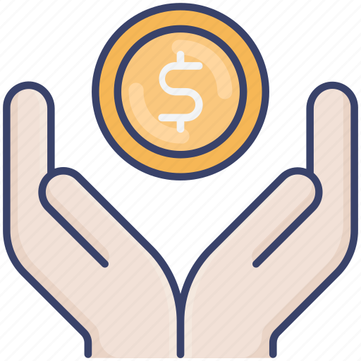 Dollar, finance, gesture, hand, money, payment icon - Download on Iconfinder
