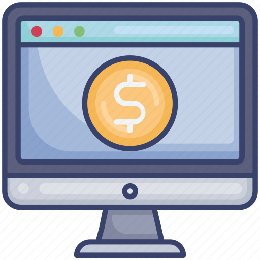 Computer, dollar, finance, money, monitor, screen icon - Download on Iconfinder