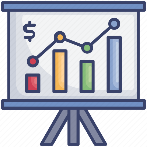 Analytics, chart, dollar, finance, money, presentation, statistics icon - Download on Iconfinder