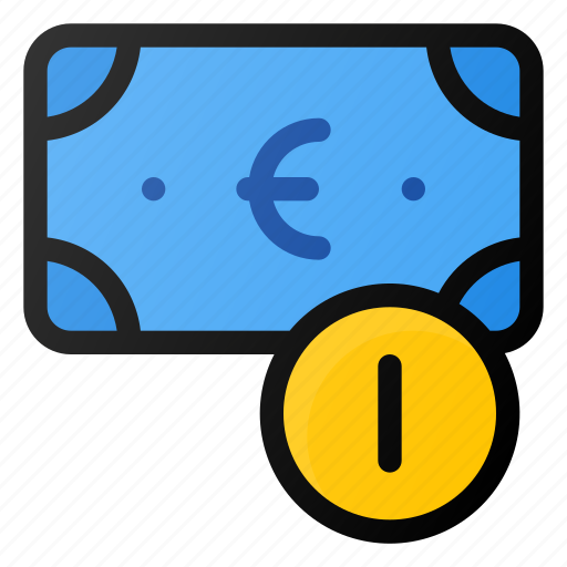 Bill, cash, change, coin, euro icon - Download on Iconfinder