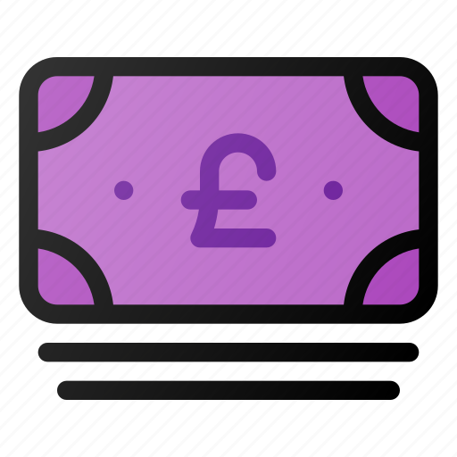 Bill, cash, money, pound, stack icon - Download on Iconfinder