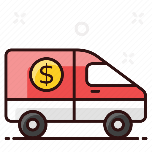 Armored, armored automobile, armored van, bank vehicle, money delivery, money van, van icon - Download on Iconfinder