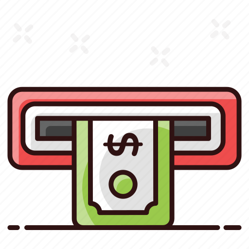 Atm, card transaction, cash dispenser, instant banking, payment gateway icon - Download on Iconfinder